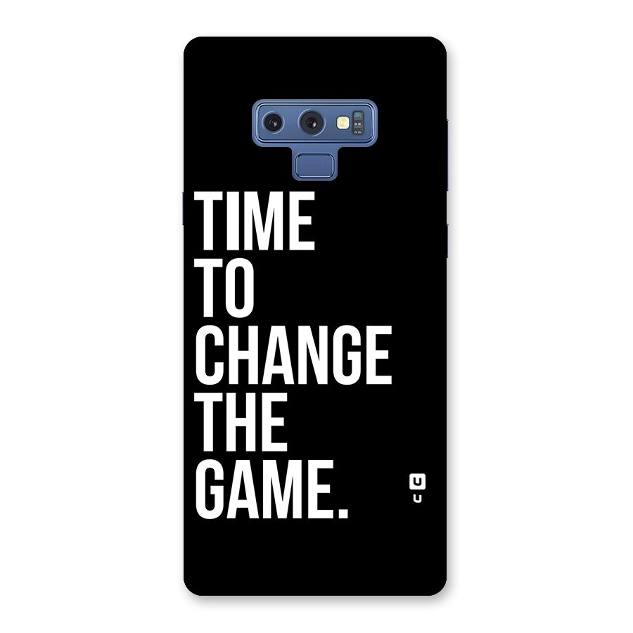 Time to Change the Game Back Case for Galaxy Note 9