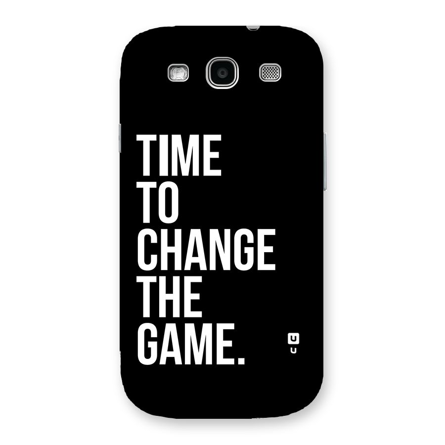 Time to Change the Game Back Case for Galaxy S3