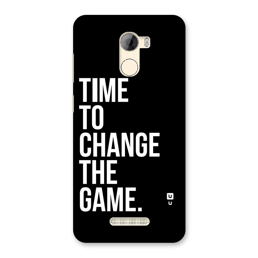 Time to Change the Game Back Case for Gionee A1 LIte