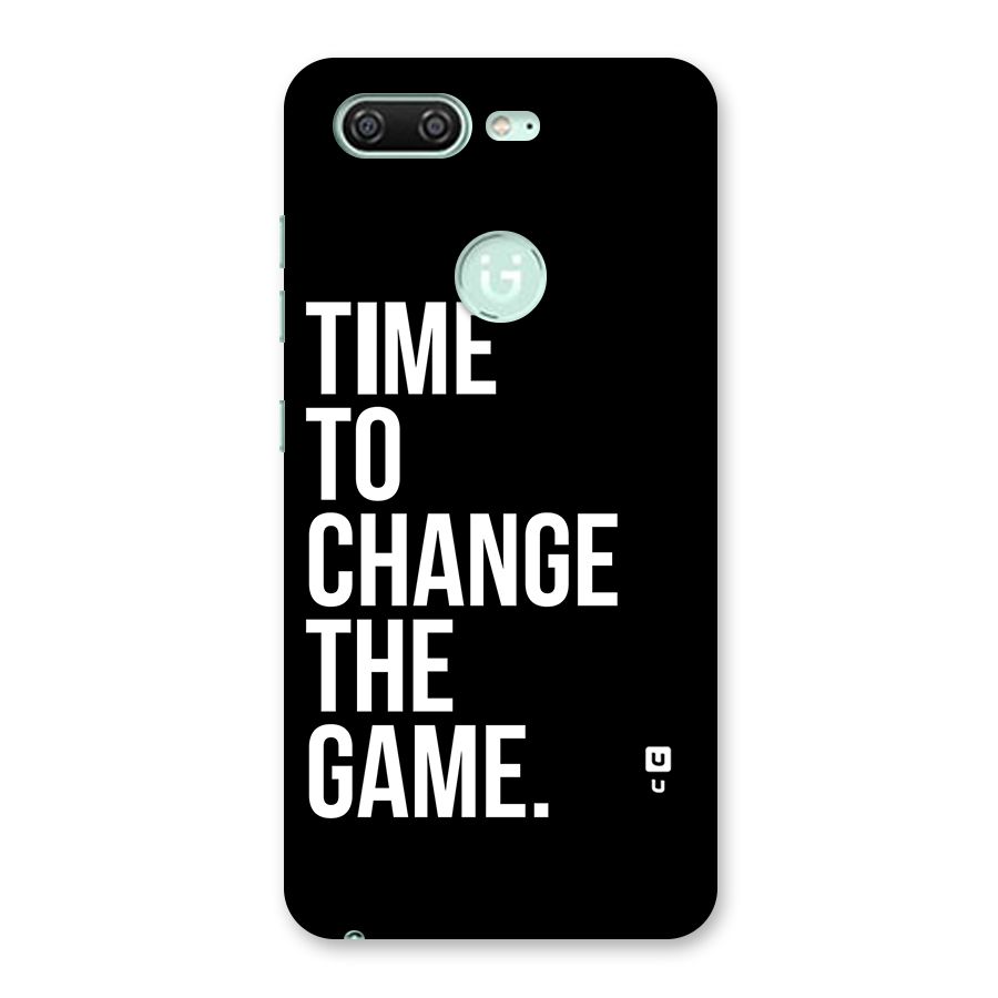 Time to Change the Game Back Case for Gionee S10