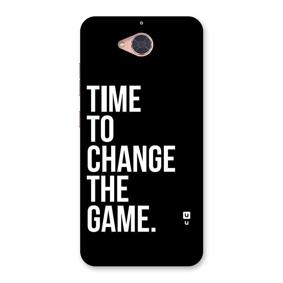 Time to Change the Game Back Case for Gionee S6 Pro