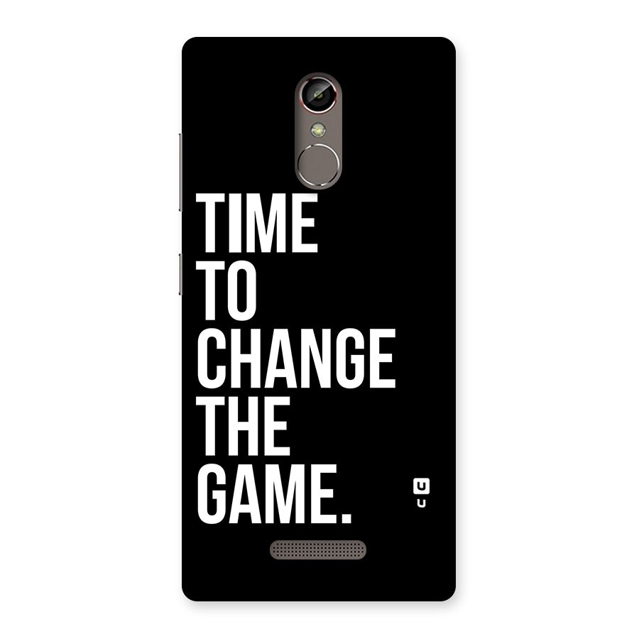 Time to Change the Game Back Case for Gionee S6s
