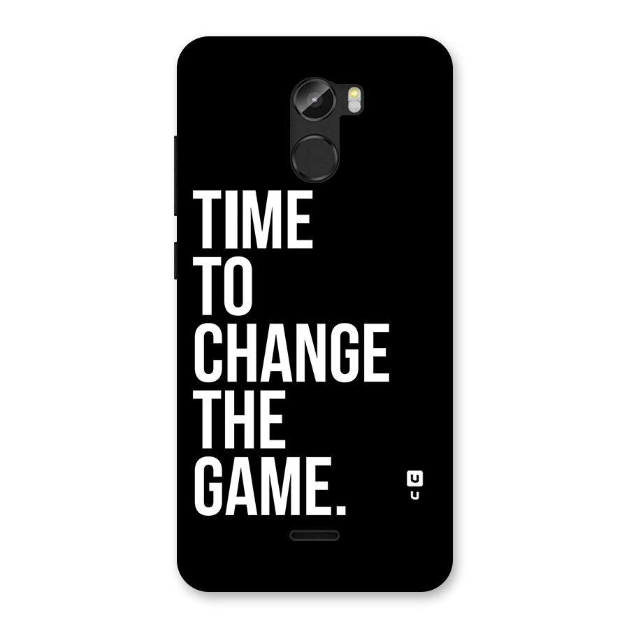 Time to Change the Game Back Case for Gionee X1