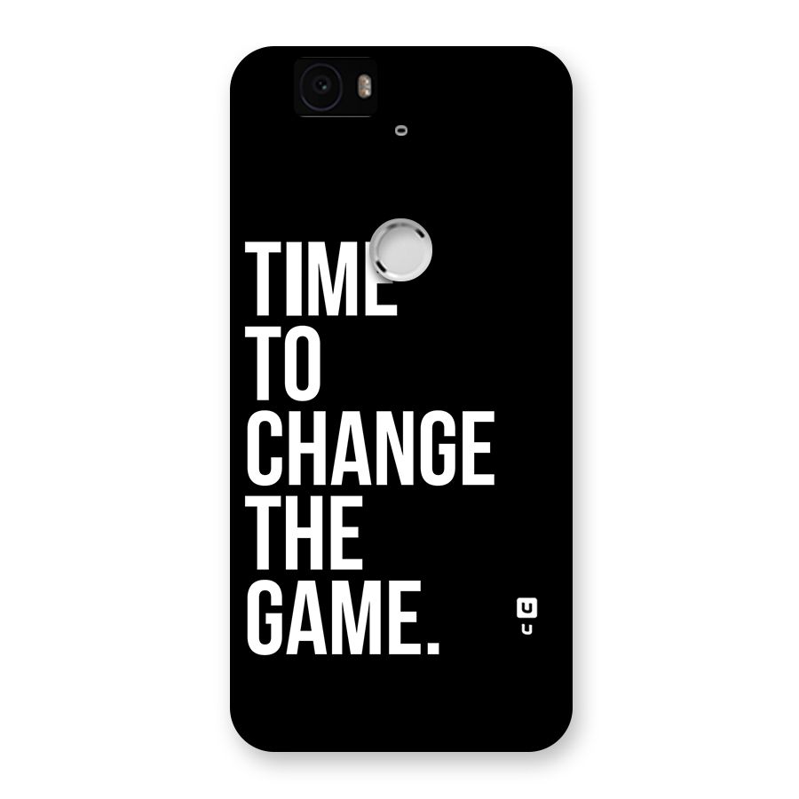 Time to Change the Game Back Case for Google Nexus-6P