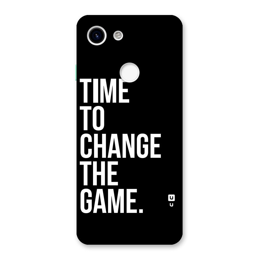 Time to Change the Game Back Case for Google Pixel 3