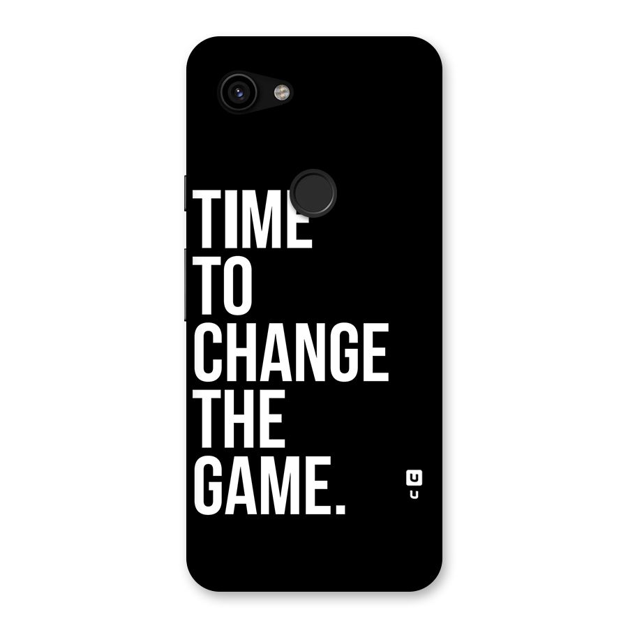 Time to Change the Game Back Case for Google Pixel 3a