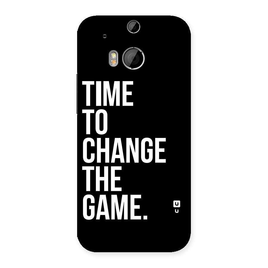 Time to Change the Game Back Case for HTC One M8