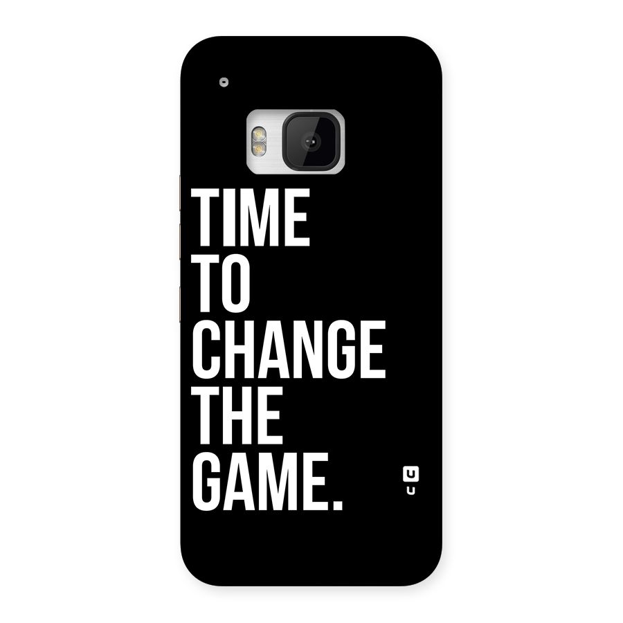 Time to Change the Game Back Case for HTC One M9