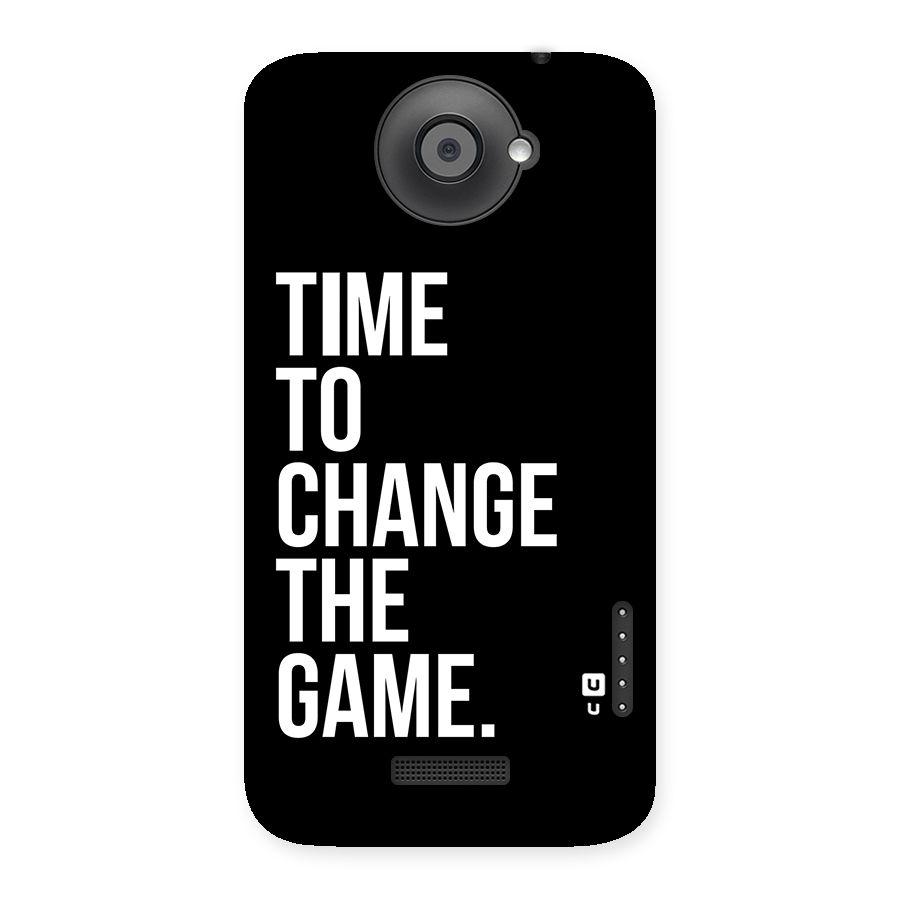Time to Change the Game Back Case for HTC One X