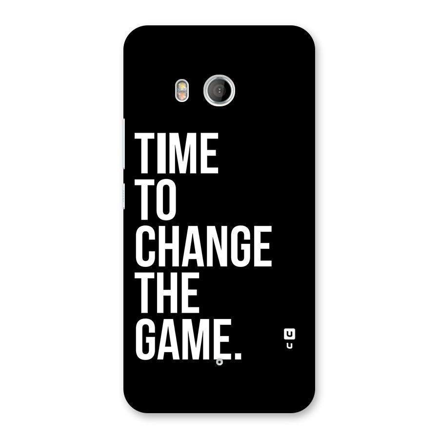 Time to Change the Game Back Case for HTC U11