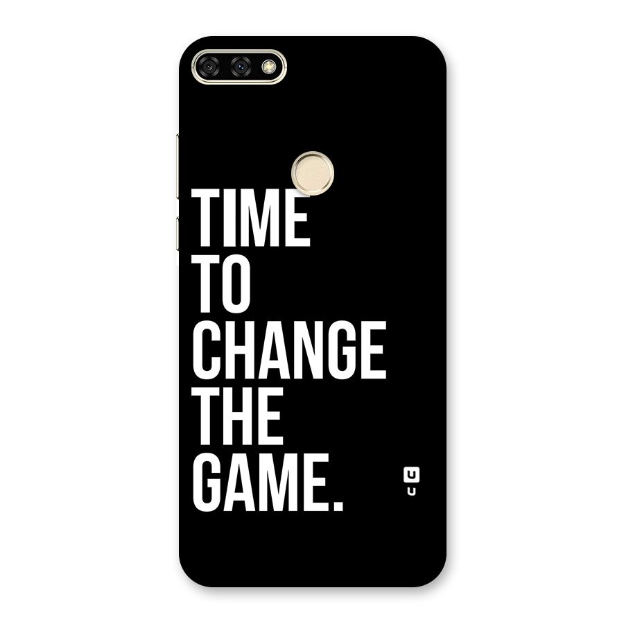 Time to Change the Game Back Case for Honor 7A