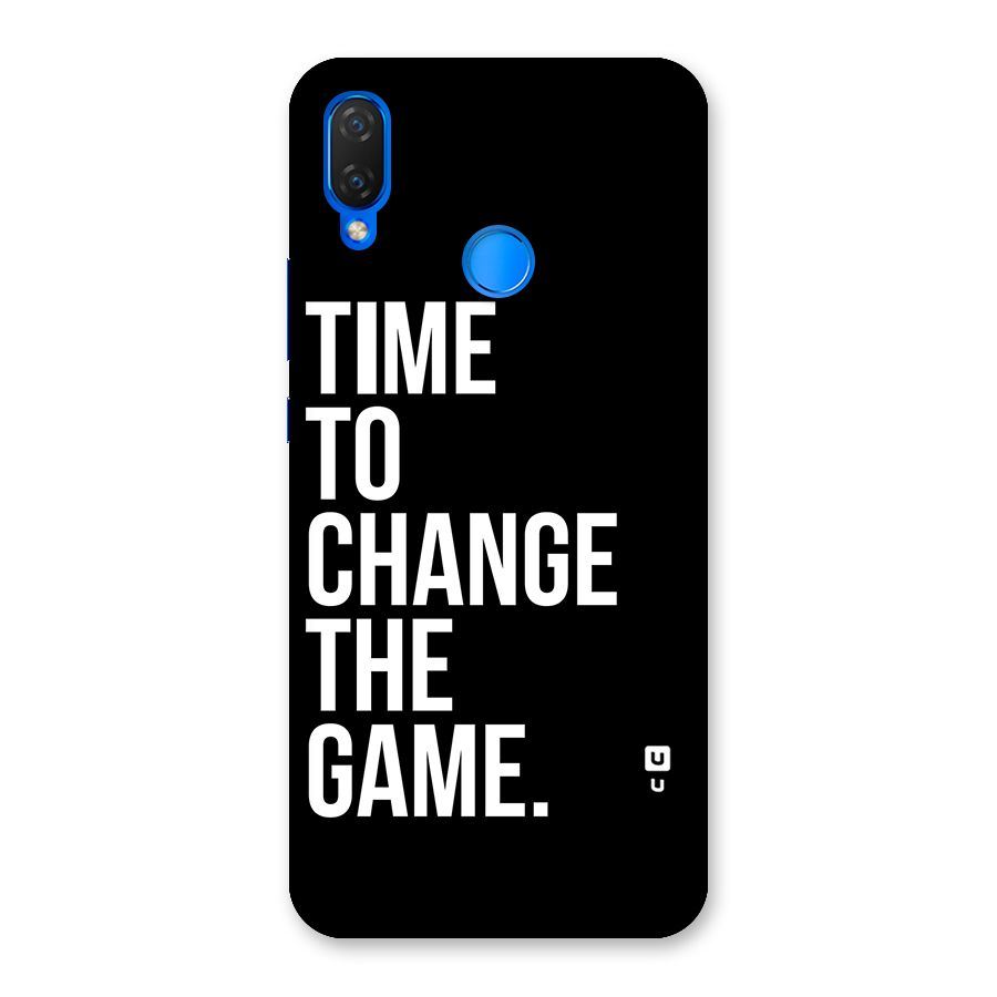 Time to Change the Game Back Case for Huawei P Smart+