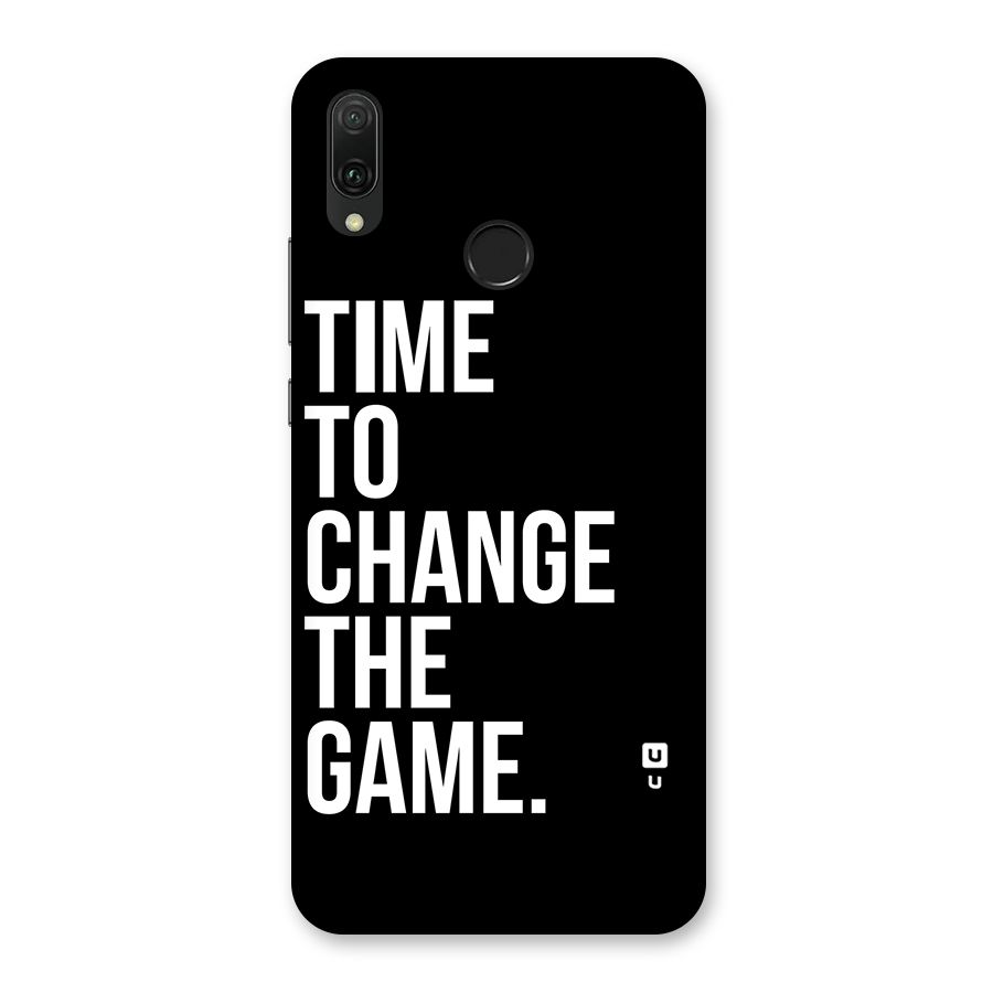 Time to Change the Game Back Case for Huawei Y9 (2019)