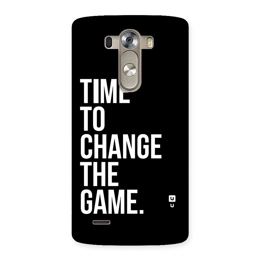 Time to Change the Game Back Case for LG G3