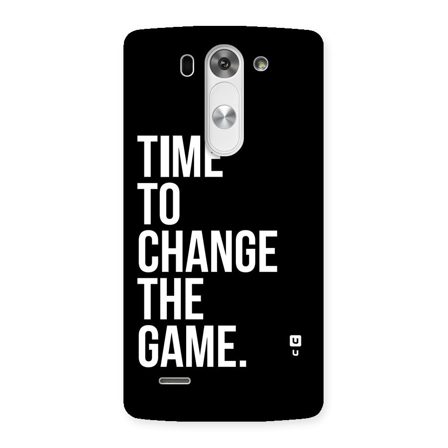 Time to Change the Game Back Case for LG G3 Beat