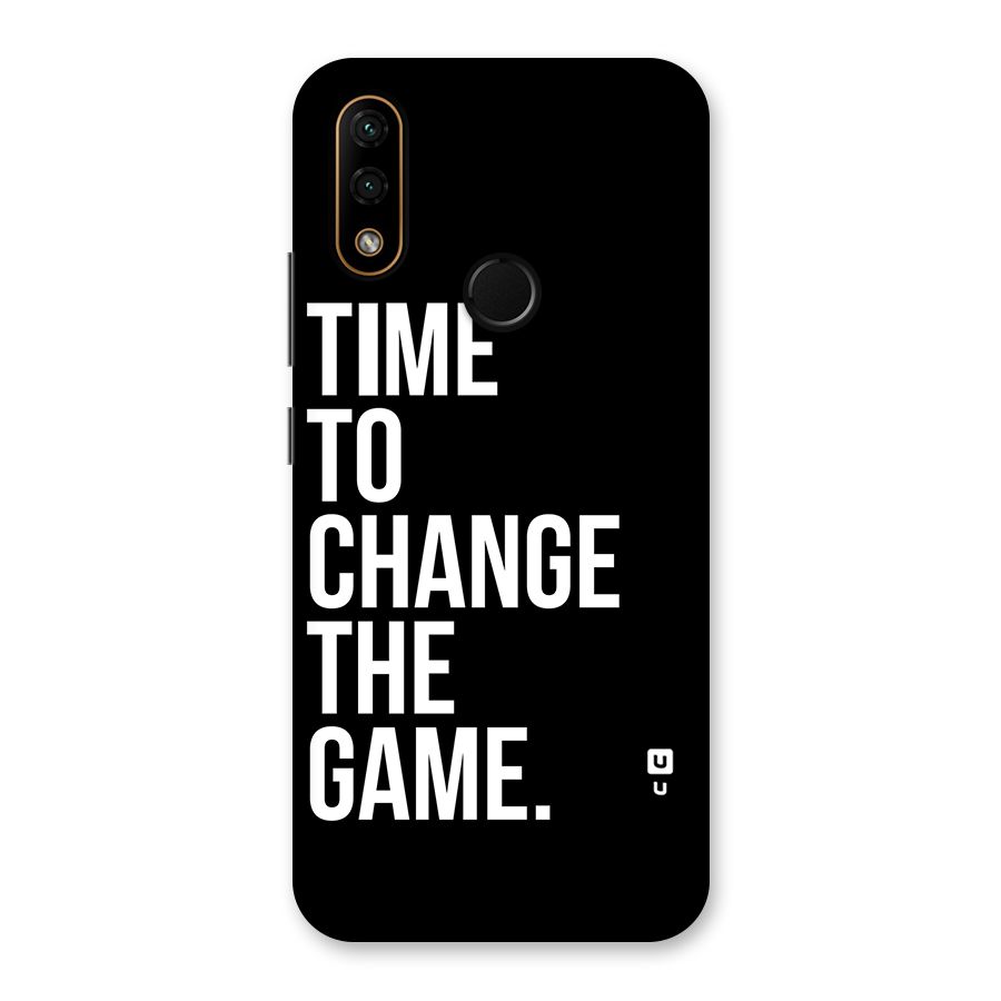 Time to Change the Game Back Case for Lenovo A6 Note