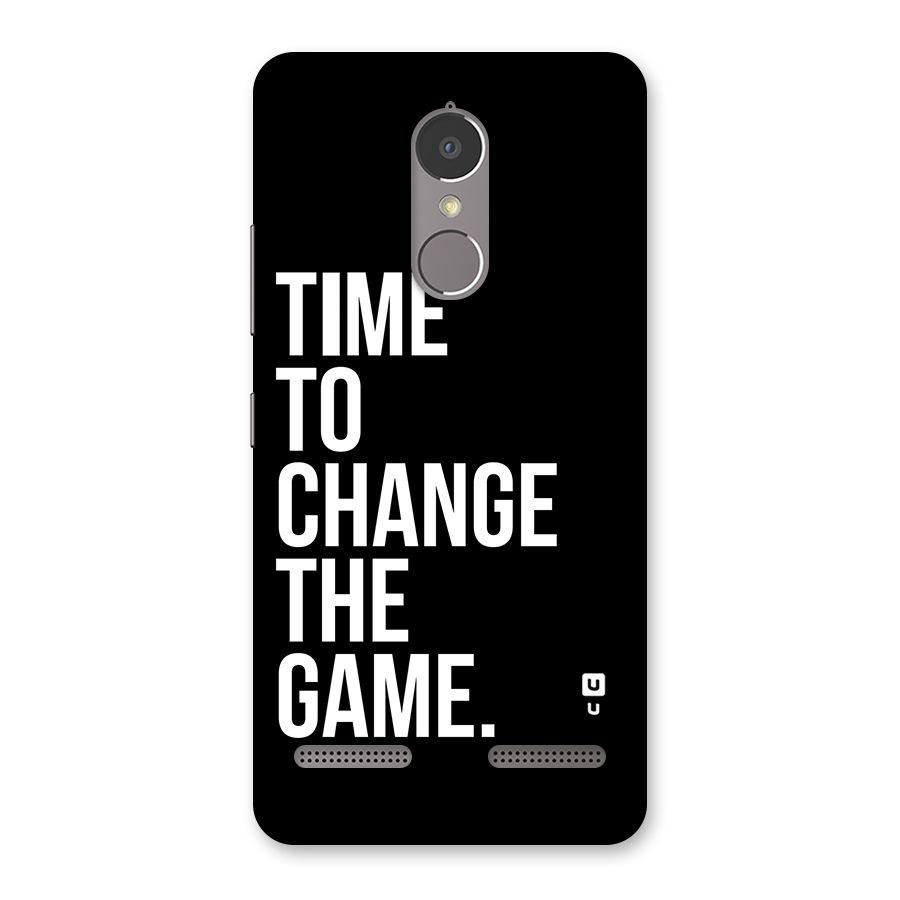 Time to Change the Game Back Case for Lenovo K6