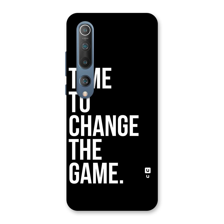 Time to Change the Game Back Case for Mi 10