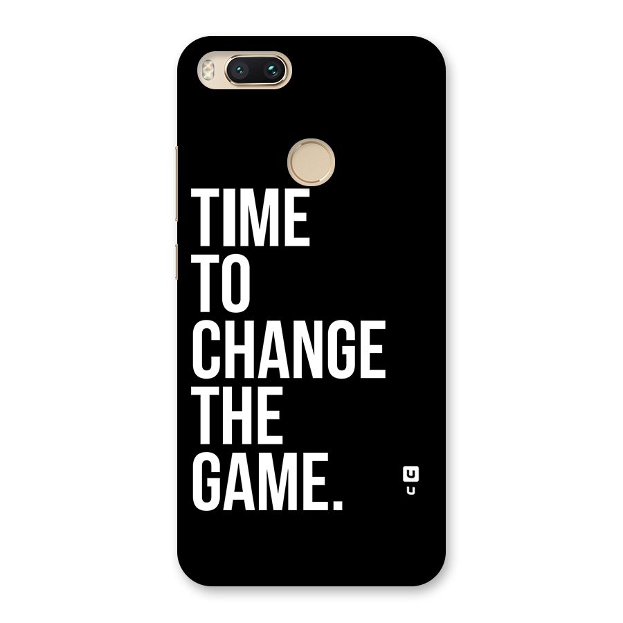 Time to Change the Game Back Case for Mi A1