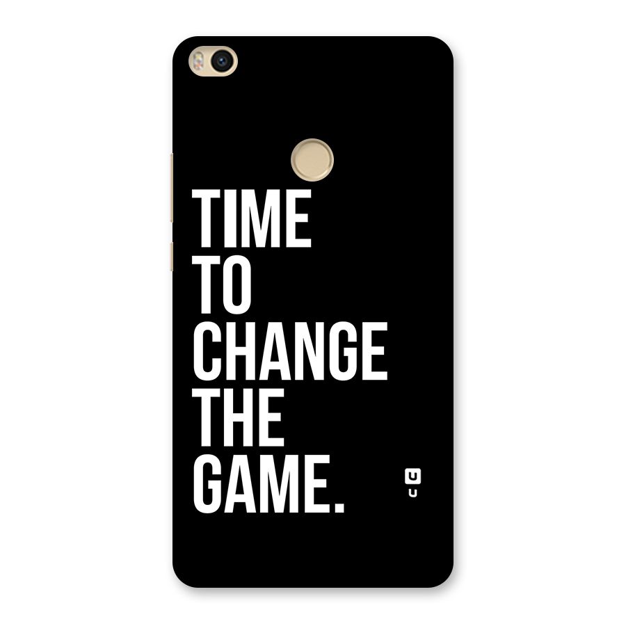 Time to Change the Game Back Case for Mi Max 2