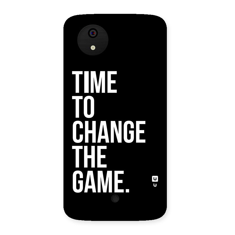 Time to Change the Game Back Case for Micromax Canvas A1