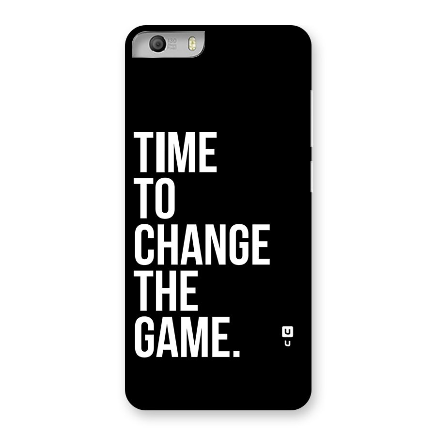 Time to Change the Game Back Case for Micromax Canvas Knight 2