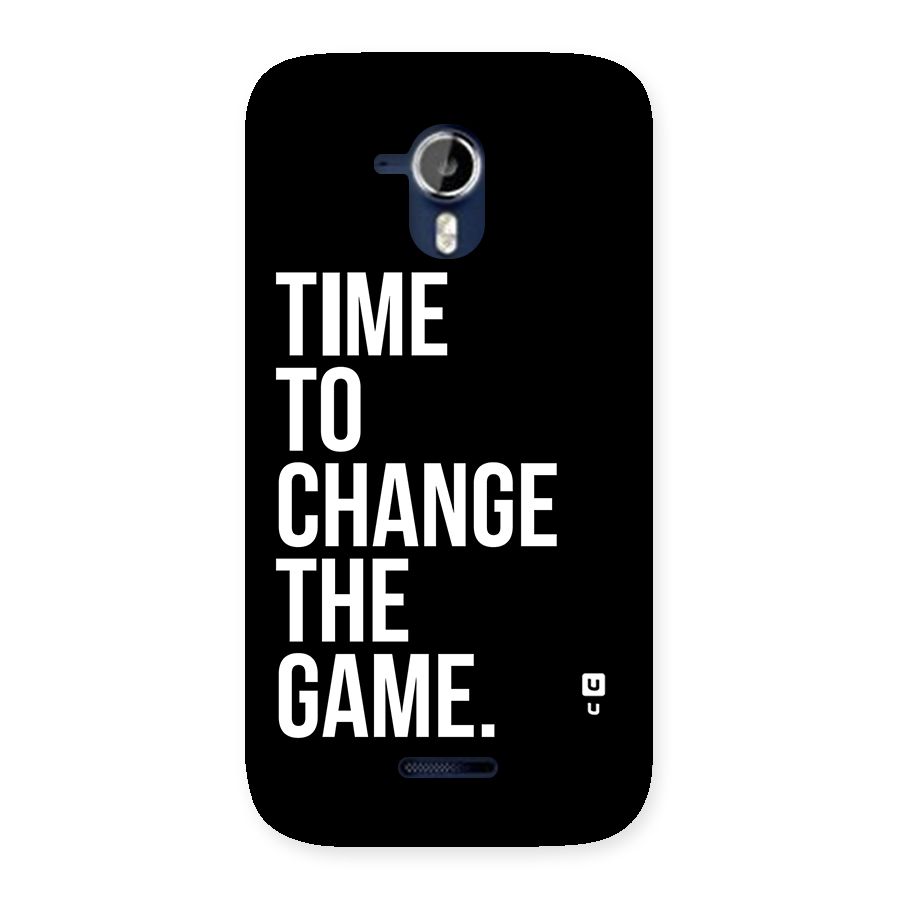 Time to Change the Game Back Case for Micromax Canvas Magnus A117