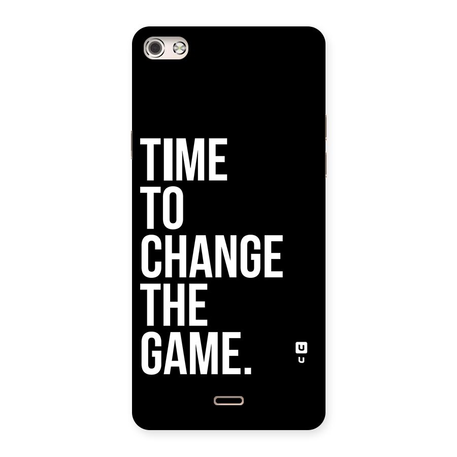 Time to Change the Game Back Case for Micromax Canvas Silver 5