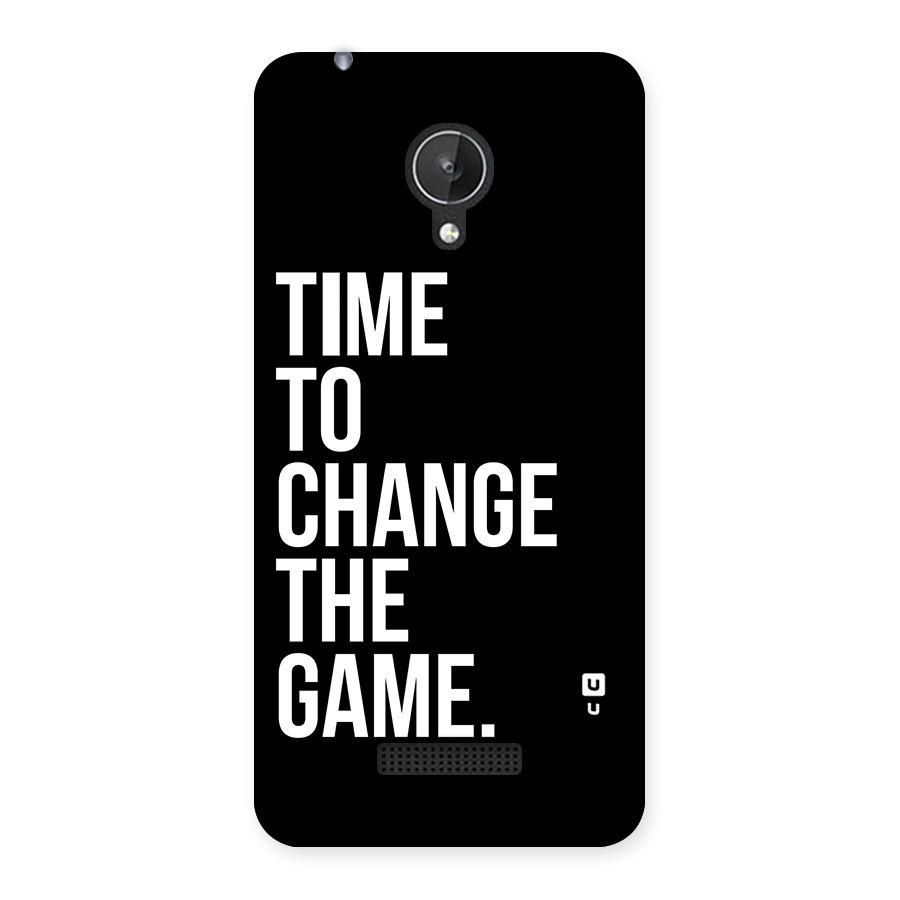 Time to Change the Game Back Case for Micromax Canvas Spark Q380