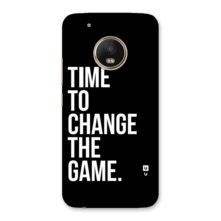 Time to Change the Game Back Case for Moto G5 Plus