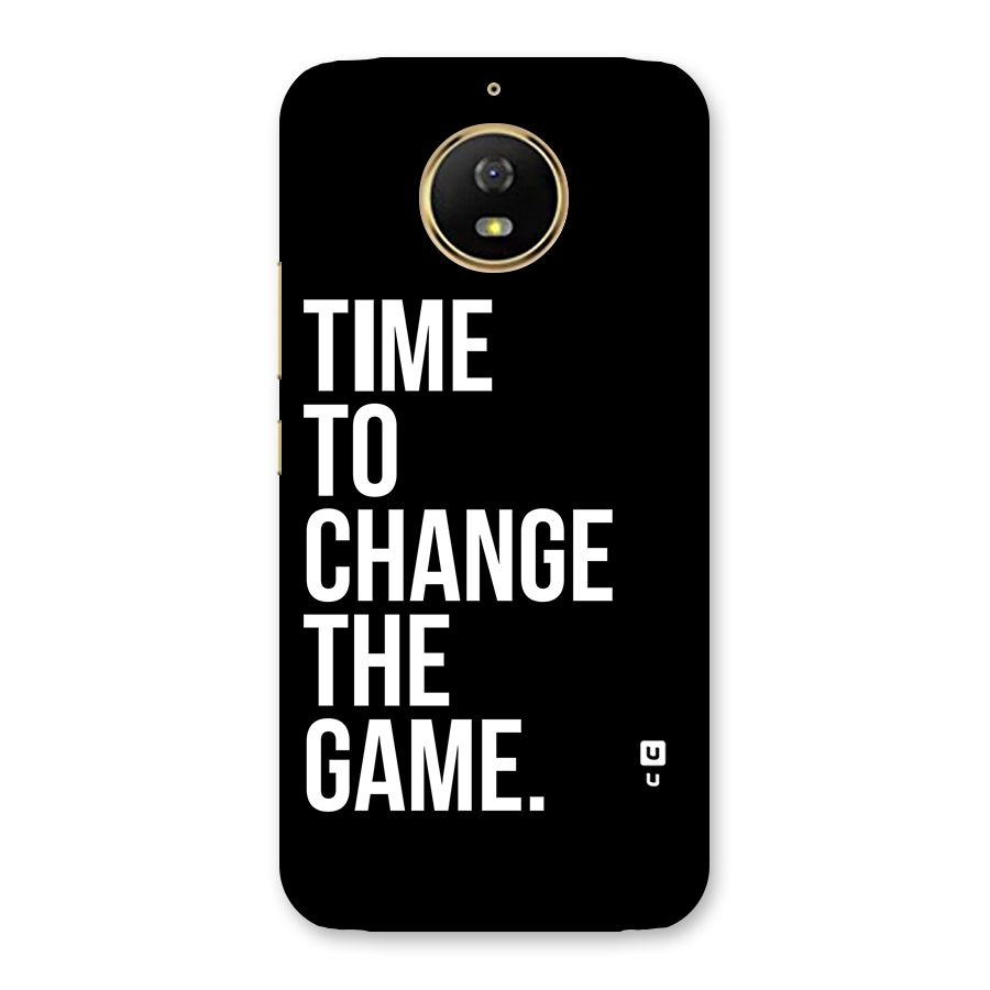Time to Change the Game Back Case for Moto G5s