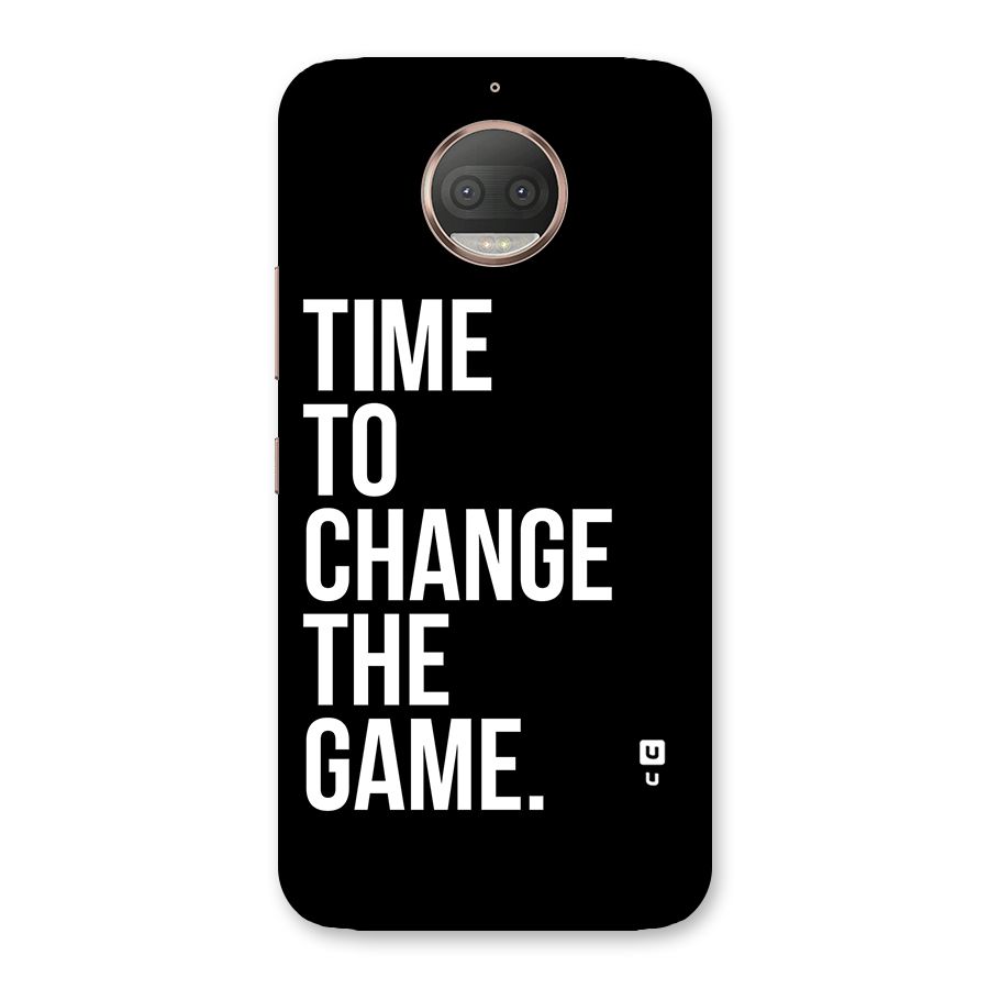 Time to Change the Game Back Case for Moto G5s Plus