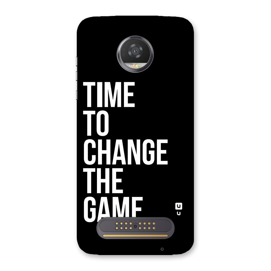 Time to Change the Game Back Case for Moto Z2 Play