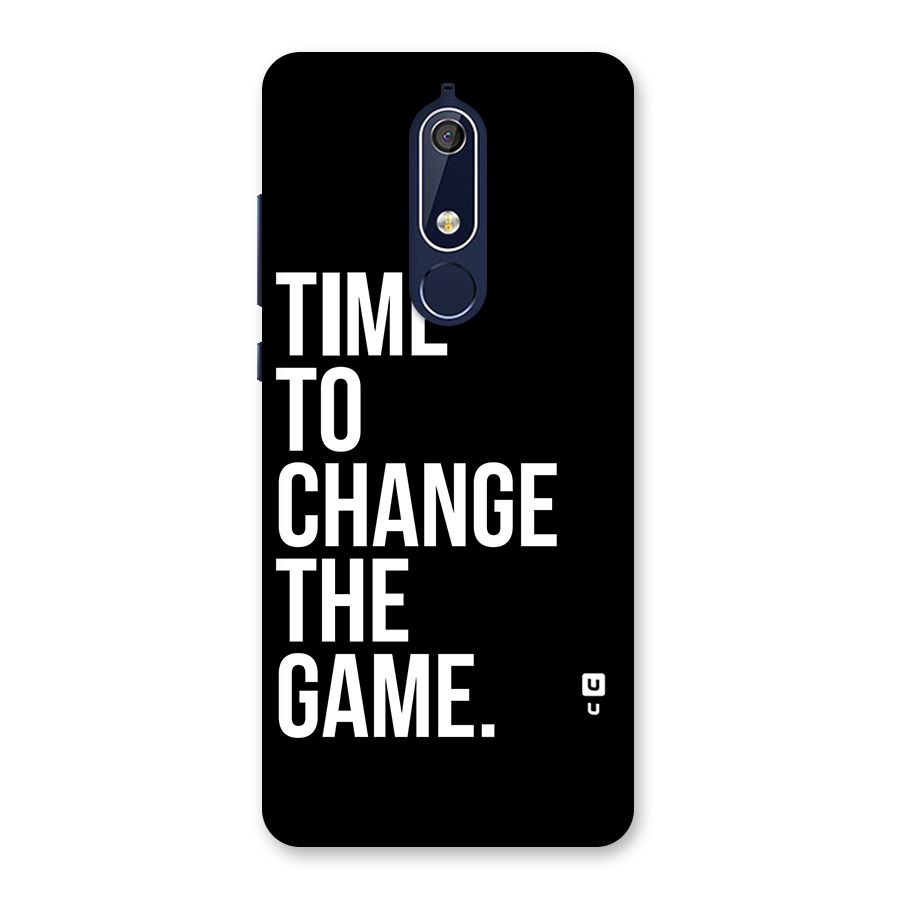 Time to Change the Game Back Case for Nokia 5.1