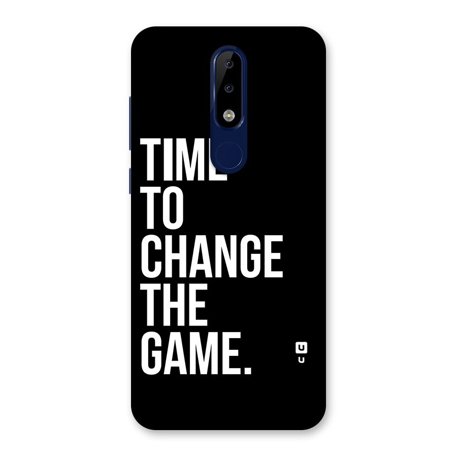 Time to Change the Game Back Case for Nokia 5.1 Plus