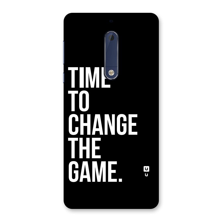 Time to Change the Game Back Case for Nokia 5