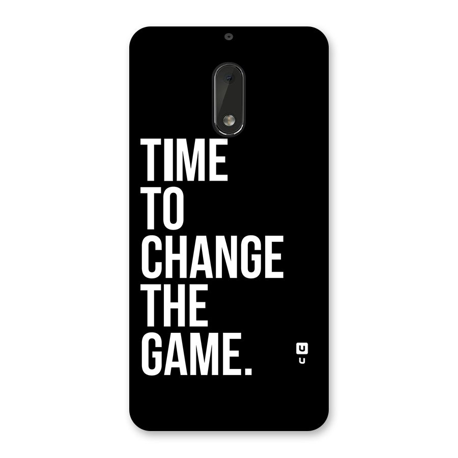 Time to Change the Game Back Case for Nokia 6