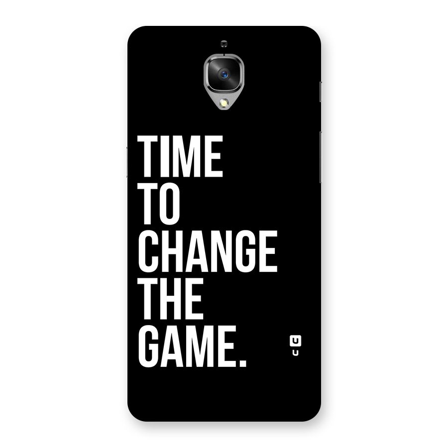 Time to Change the Game Back Case for OnePlus 3T