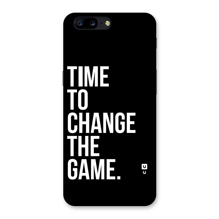 Time to Change the Game Back Case for OnePlus 5
