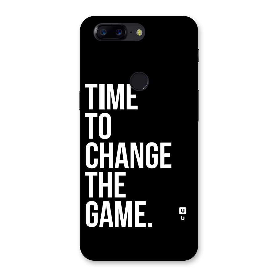 Time to Change the Game Back Case for OnePlus 5T