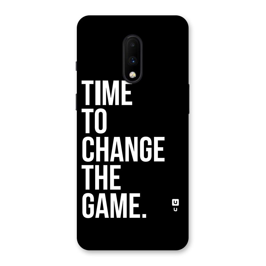 Time to Change the Game Back Case for OnePlus 7