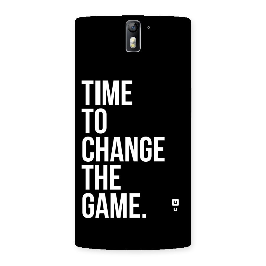 Time to Change the Game Back Case for One Plus One