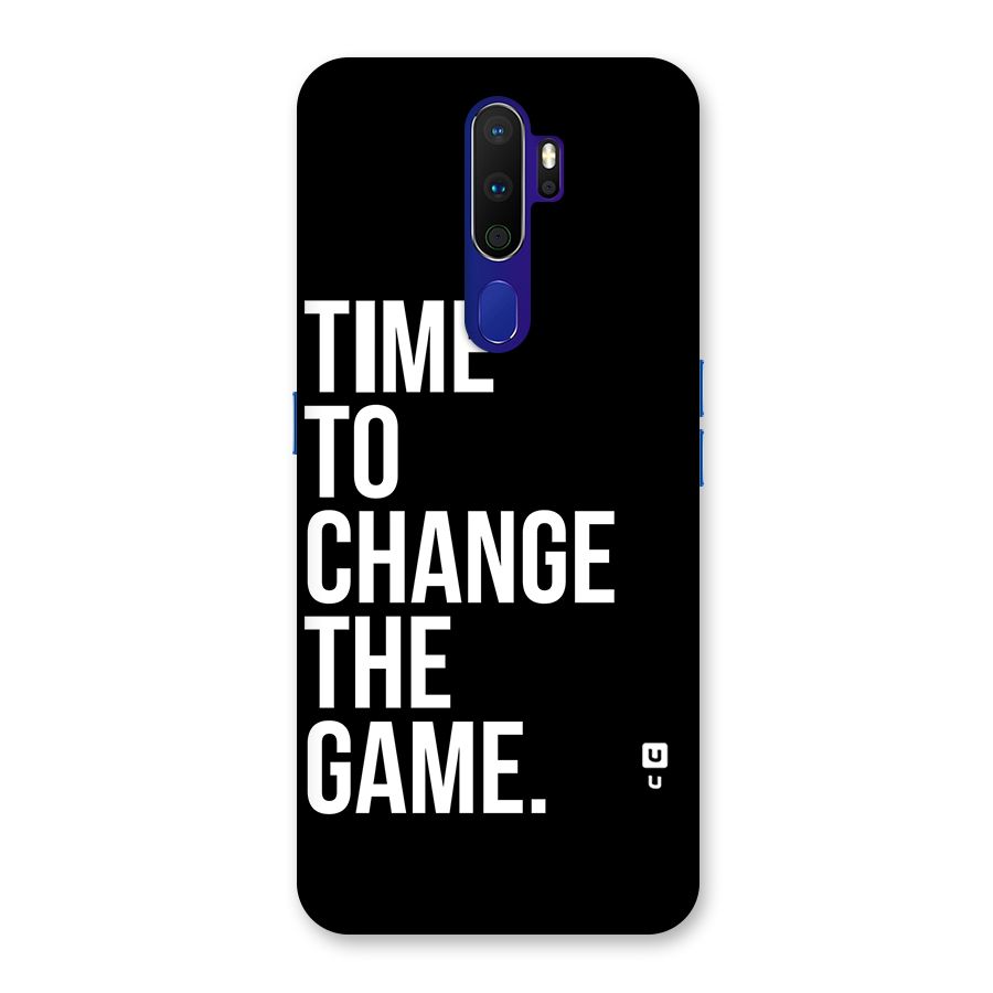 Time to Change the Game Back Case for Oppo A9 (2020)