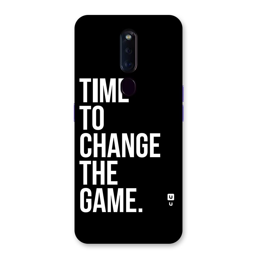 Time to Change the Game Back Case for Oppo F11 Pro