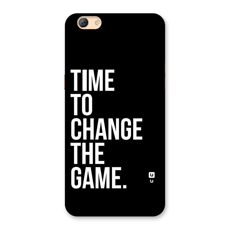 Time to Change the Game Back Case for Oppo F3 Plus