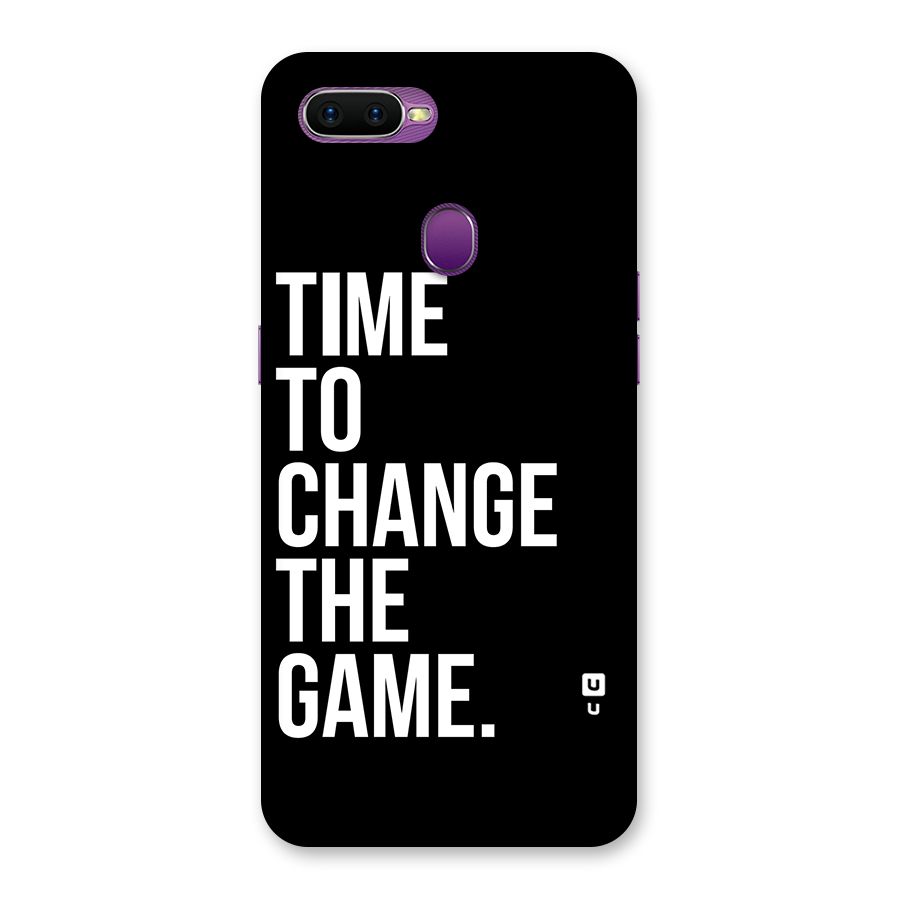 Time to Change the Game Back Case for Oppo F9