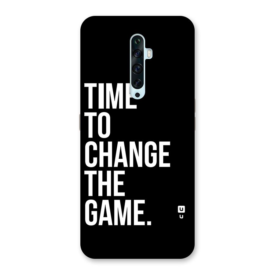 Time to Change the Game Back Case for Oppo Reno2 Z