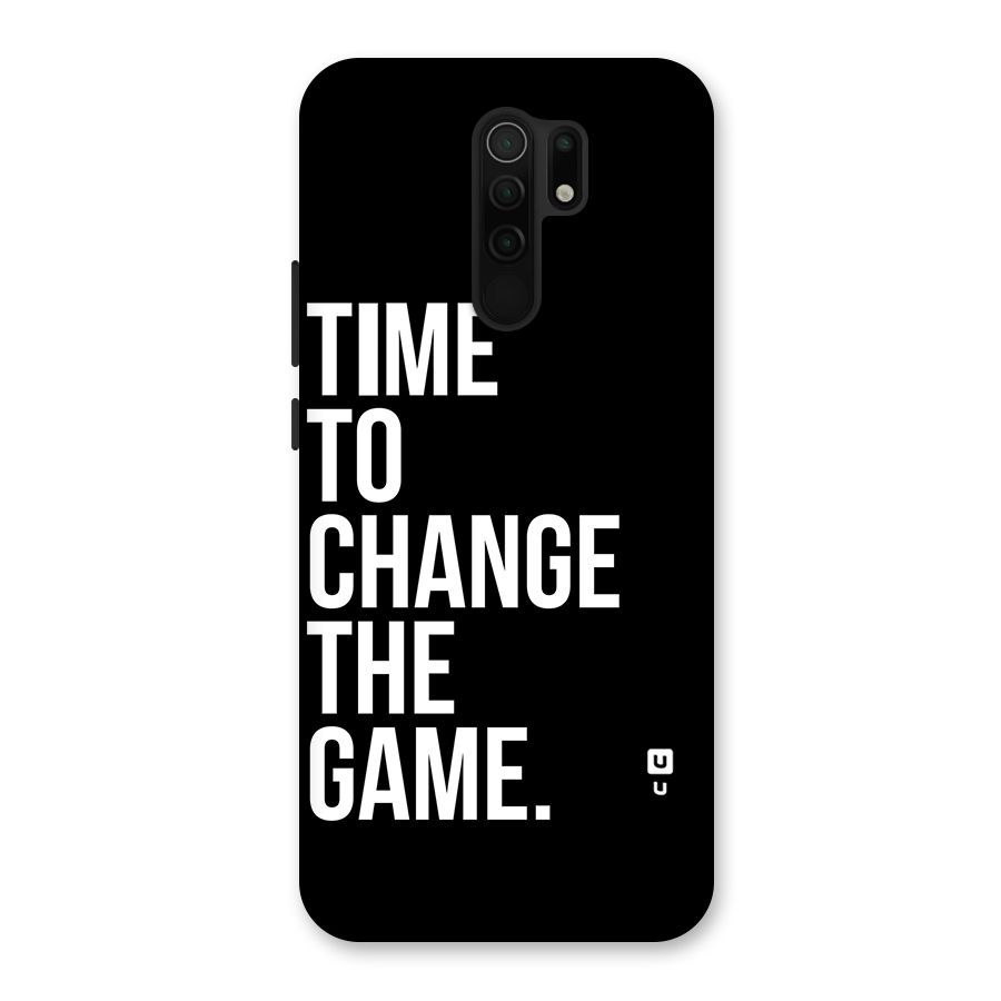 Time to Change the Game Back Case for Poco M2