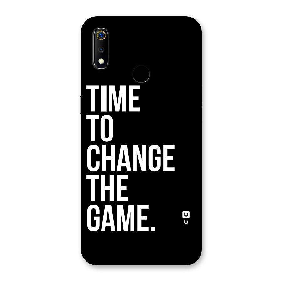 Time to Change the Game Back Case for Realme 3