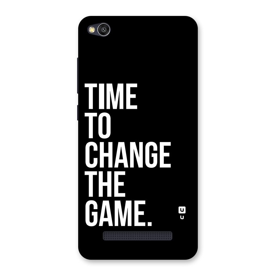Time to Change the Game Back Case for Redmi 4A